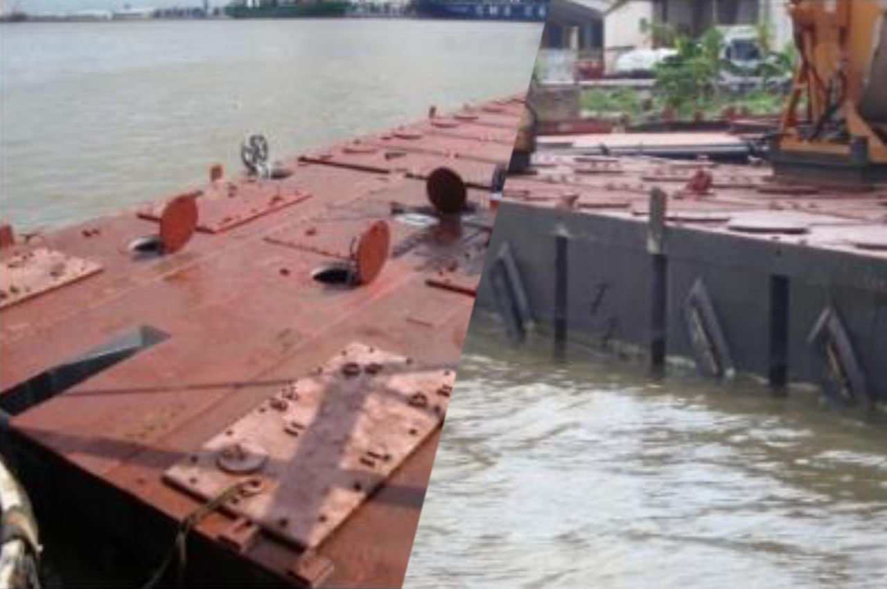 Barge motorisée